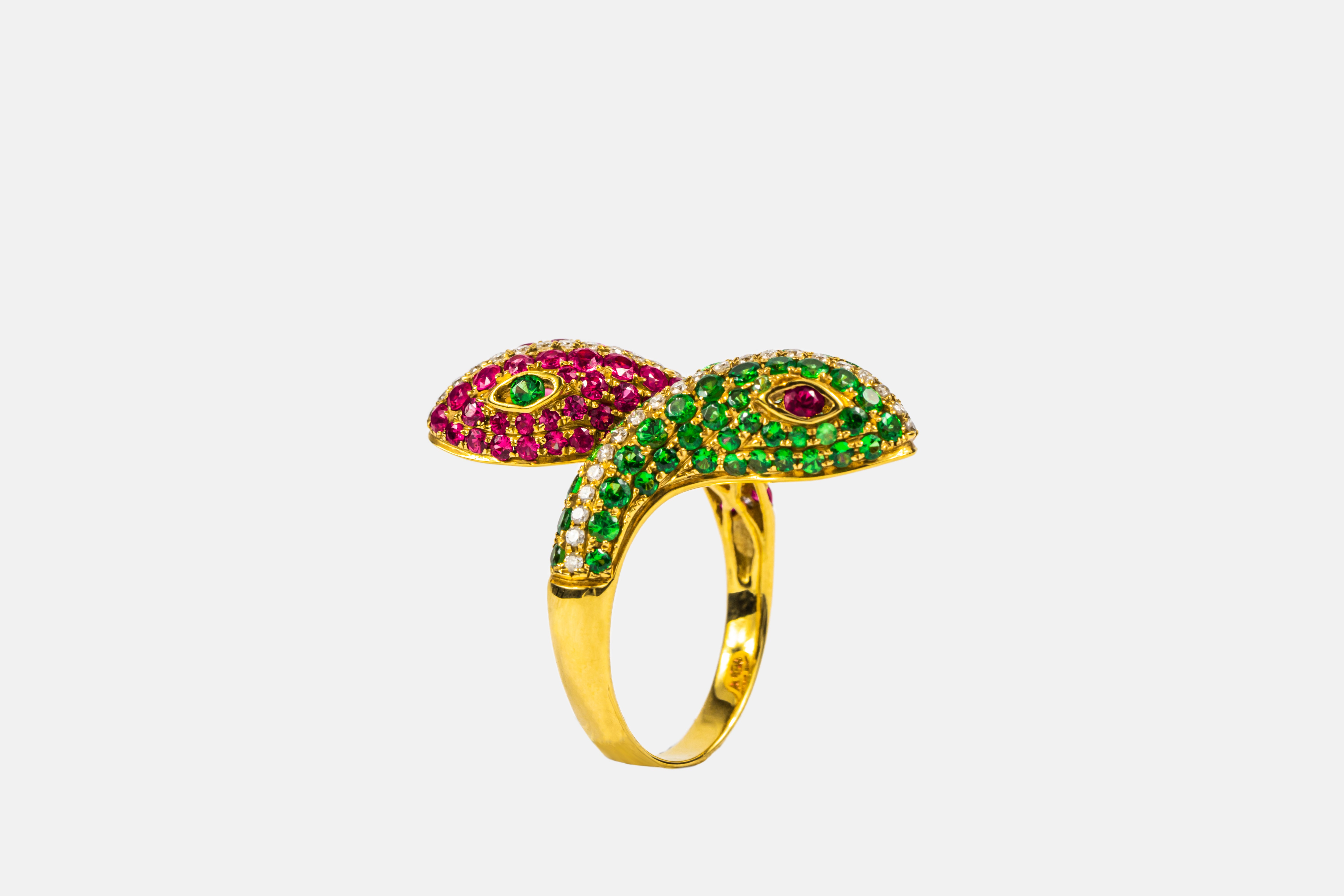 Serpent Paysage Ring